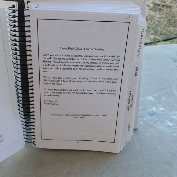 Sweet Basil Cooks Cookbook - A Second Helping - Picture 7 of 10